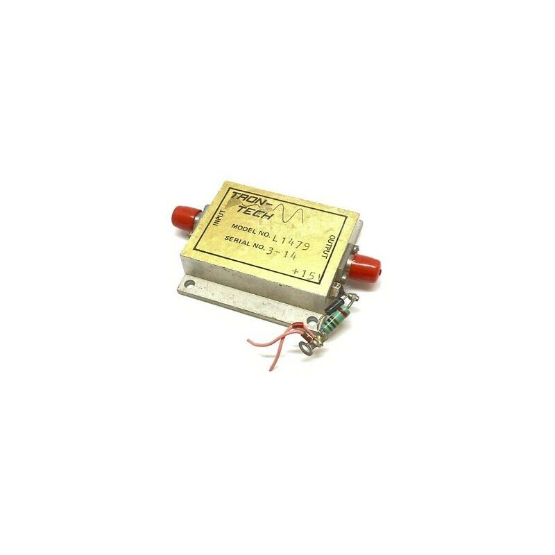 1.5-1.65GHZ G:21DB 15V SMA POWER AMPLIFIER L1479 TRON TECH