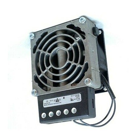 HVL031 DIN RAIL ENCLOSURE FAN HEATER  200W 120 VAC