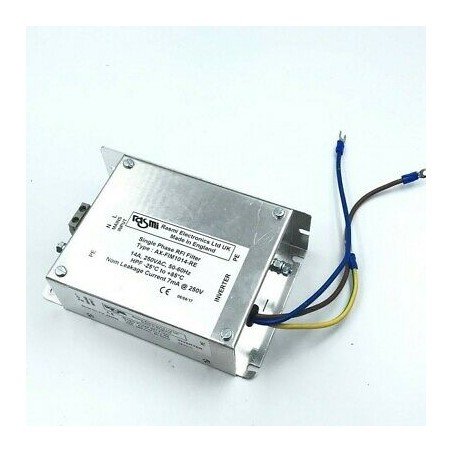 RASMI SINGLE PHASE FILTER AX-FIM1014-RE 250VAC 14A 50/60HZ