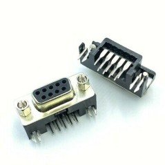 9PIN 9P RS-232 CONNECTOR PCB MOUNT 90 DEGREE QTY:2