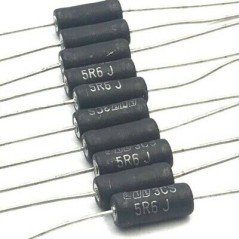 5.6OHM 5R6 3W 5% WIREWOUND CERAMIC RESISTOR QTY:10