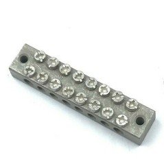 8 WAY DOUBLE SCREW EARTH TERMINAL BLOCK 425-550