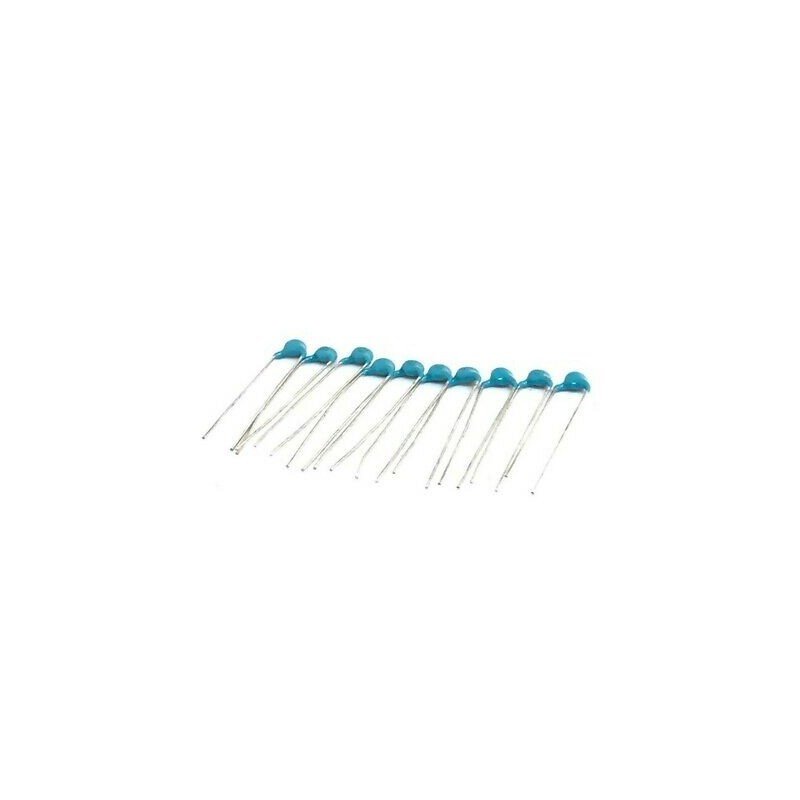 1NF 1000PF 20% 1KV CERAMIC DISC RADIAL CAPACITOR DEBE33A102ZC1B MURATA QTY:10