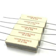 22OHM 22R 15W 10% CERAMIC RESISTOR NEOHM QTY:5