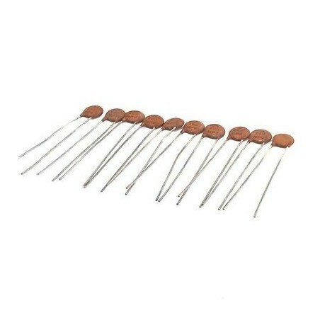 0.02NF 20PF 5% 50V MULTILAYER CERAMIC RADIAL CAPACITOR NP0 QTY:10