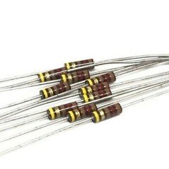 125OHM 5% 1/4W RESISTOR QTY:10