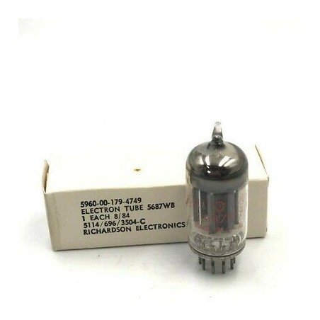 5687WB DOUBLE TRIODE VACUUM TUBE NATIONAL