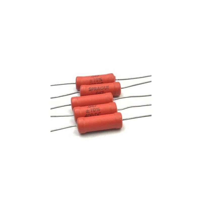 0.047UF 47NF 400V 10% AXIAL POLYPROPYLENE CAPACITOR QTY:5