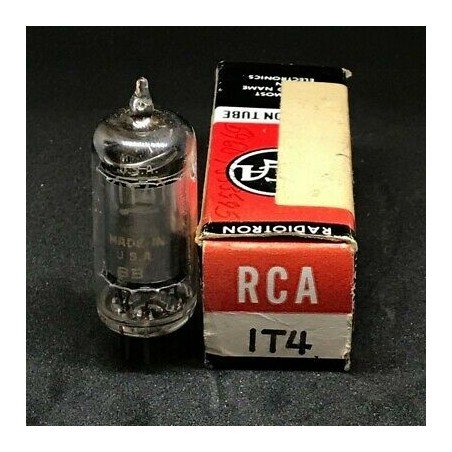 1T4 ELECTRON VACUUM TUBE VALVE RCA