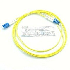 LC-UPC / LC-UPC DUPLEX PATCH CORD 9/125 FIBER OPTIC CABLE COMPEL L:2METER