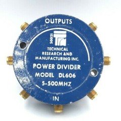 5-500MHZ 6WAY POWER DIVIDER COMBINER SMA DL606