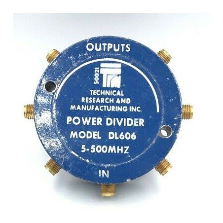 5-500MHZ 6WAY POWER DIVIDER COMBINER SMA DL606