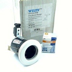 MR16 50W 12V IP20 FIRE RATED LOW VOLTAGE DOWNLIGHT WILTS PLUS
