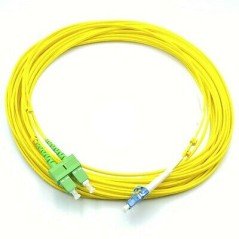 SC-APC / LC-PC DUPLEX PATCH CORD FIBER OPTIC CABLE COMPEL L:12METER