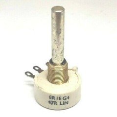 47OHM 47R METAL MILITARY LINEAR POTENTIOMETER ERIEG4