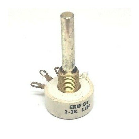 2.2KOHM 2.2K METAL MILITARY LINEAR POTENTIOMETER ERIEG4