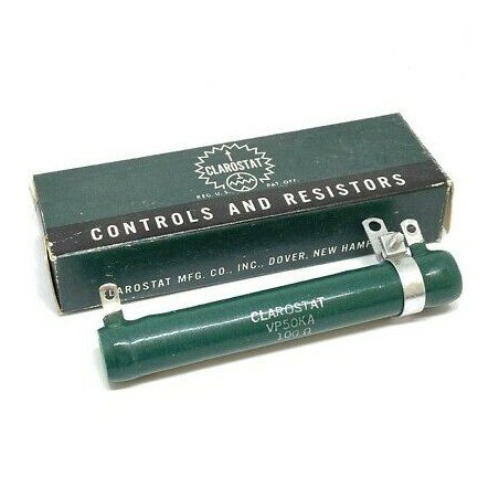 100OHM 50W VARIABLE RESISTOR WIREWOUND VP50KA-100 CLAROSTAT