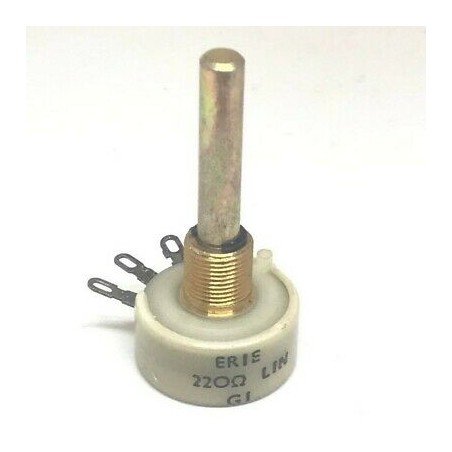220OHM 220R METAL MILITARY LINEAR POTENTIOMETER ERIEG1