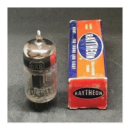 6X8 ELECTRON VACUUM TUBE VALVE RAYTHEON