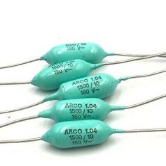 1.5NF 1500PF 160V AXIAL CAPACITOR ARCOTRONICS QTY:5