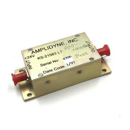 800-1000MHZ G:24DB 24V SMA RF MICROWAVE AMPLIFIER KS-21583L7