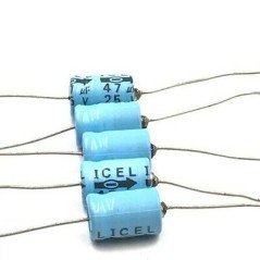 47UF 47000NF 25V AXIAL ELECTROLITYC CAPACITOR ICEL QTY:5