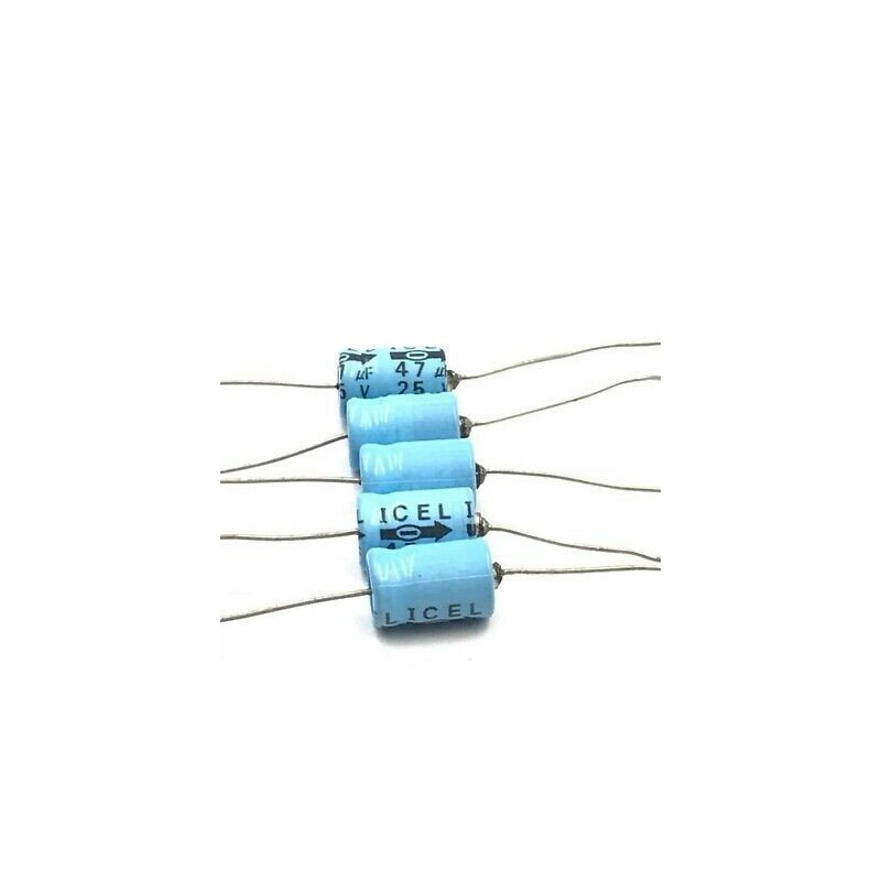 47UF 47000NF 25V AXIAL ELECTROLITYC CAPACITOR ICEL QTY:5