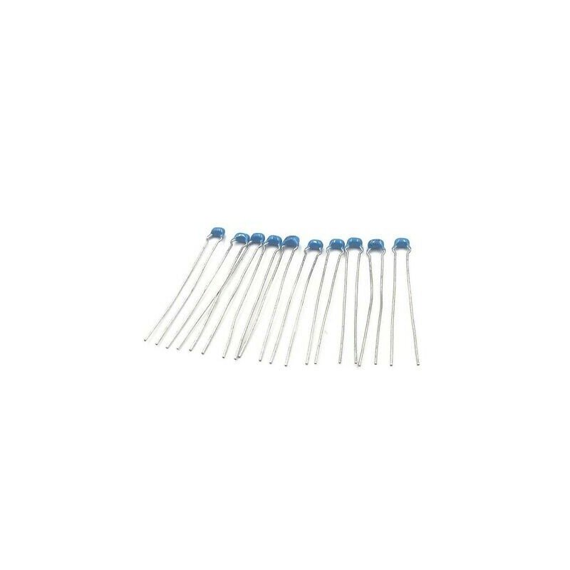10NF 10KPF 10000PF 100V 10% CERAMIC DISC CAPACITOR RPER72A103K2P1 MURATA QTY:10