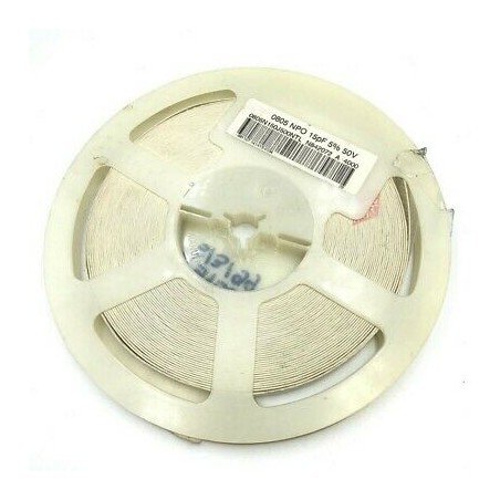 15PF 50V 5% SMD/SMT CAPACITOR 0805N150J500NTL KEMET QTY:100