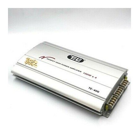 TELE TE-400 MOSFET HIGH POWER AMPLIFIER 4 CHANNEL 4X100W