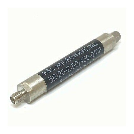 2150MHZ 1900-2400MHZ BANDPASS FILTER 5B120-2150/450-0/0P K&L MICROWAVE