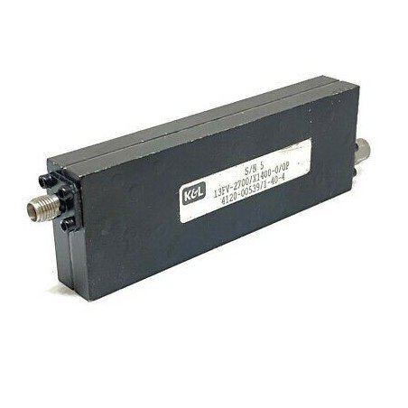 2700MHZ 1780-3300MHZ BANDPASS FILTER 13FV-2700/X1400-0/0P K&L MICROWAVE