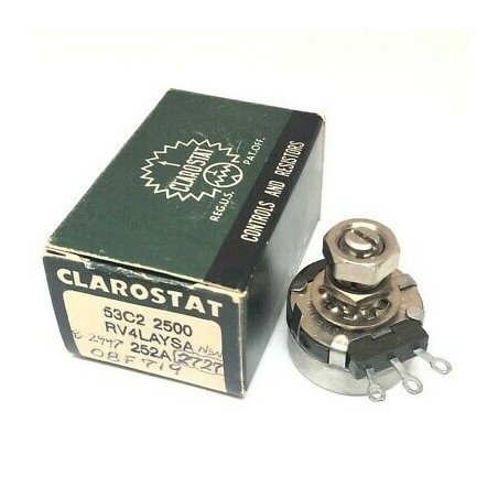 2.5KOHM 2.5K 2W 10% MILITARY LINEAR POTENTIOMETER RV4NAYSD252A CLAROSTAT