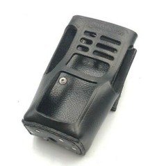 MOTOROLA HLN9690 BLACK LEATHER CASE FOR UHF TRANSCEIVER