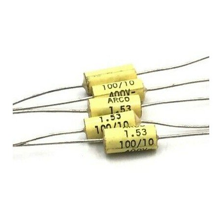 100PF 400V AXIAL CAPACITOR ARCOTRONICS QTY:5