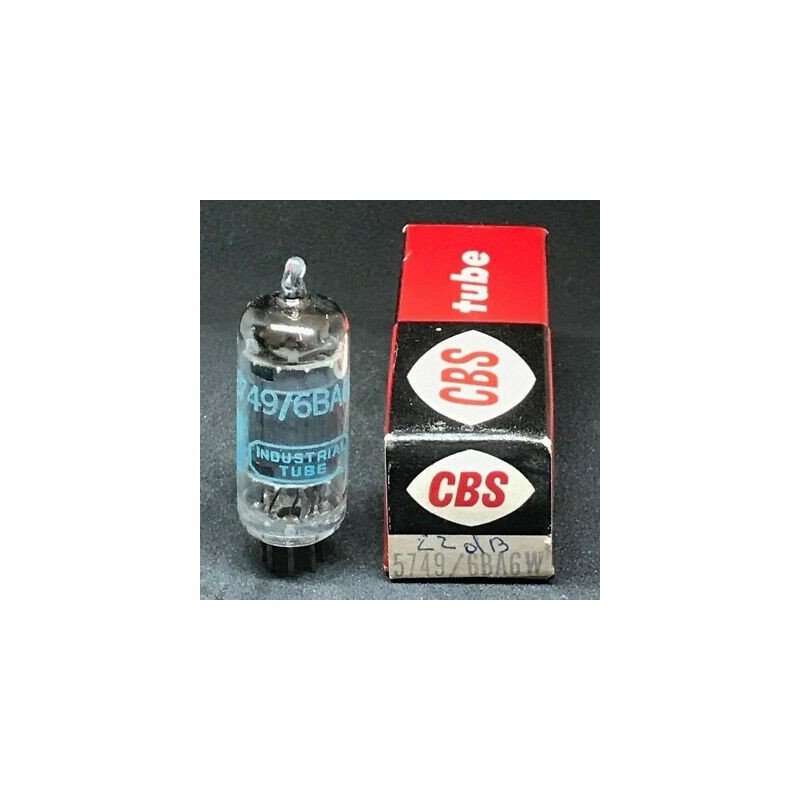 5749/6BA6W ELECTRON VACUUM TUBE VALVE CBS