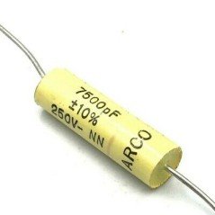 7.5NF 7500PF 10% 250V AXIAL CAPACITOR ARCOTRONICS
