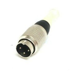 XLR AUDIO PLUG CONNECTOR 3PIN MALE AMPHENOL