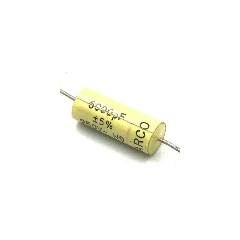 6NF 6000PF 5% 250V AXIAL CAPACITOR ARCOTRONICS