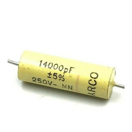 14NF 14000PF 5% 250V AXIAL CAPACITOR ARCOTRONICS