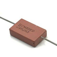911PF 0.91NF 200V AXIAL MICA CAPACITOR