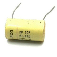 107NF 1.25% 63V RADIAL CAPACITOR ARCOTRONICS