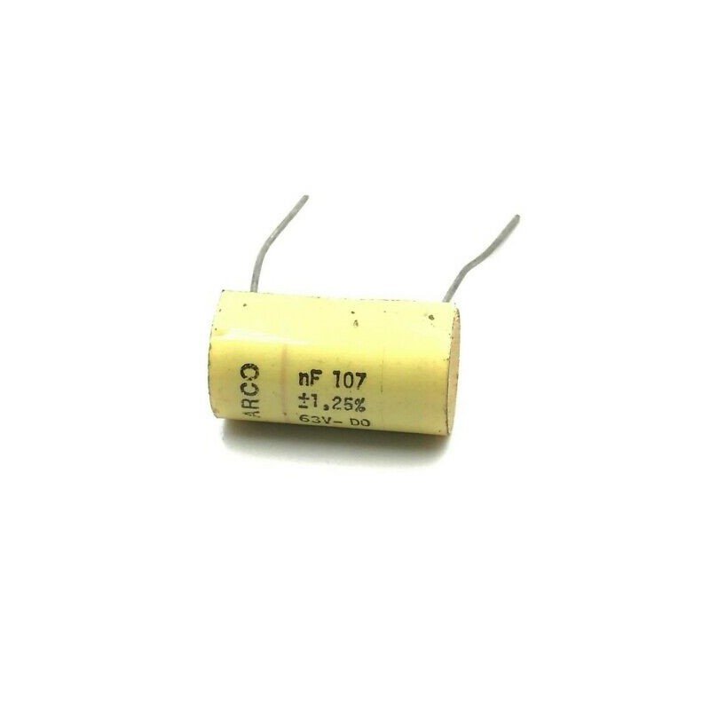 107NF 1.25% 63V RADIAL CAPACITOR ARCOTRONICS