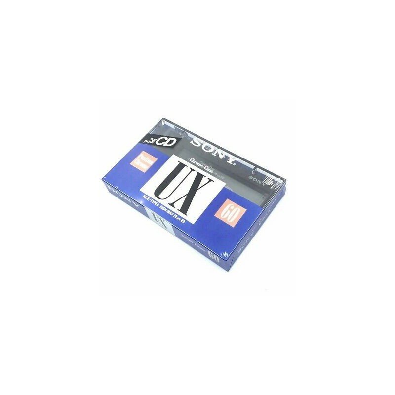 SONY UX 60 AUDIO CASSETTE AUDIOTAPE SEALED