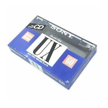 SONY UX 60 AUDIO CASSETTE AUDIOTAPE SEALED