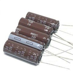 330UF 50V RADIAL ELECTROLYTIC CAPACITOR SXE NICHICONQTY:5