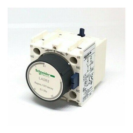 SCHNEIDER LADR2 TIME DELAY CONTACT BLOCK 0.1-30S