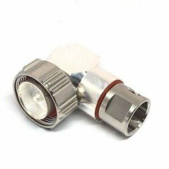 7/16 MALE RIGHT ANGLE CONNECTOR PLUG FOR LF 1/2"-50 BN847356 SPINNER