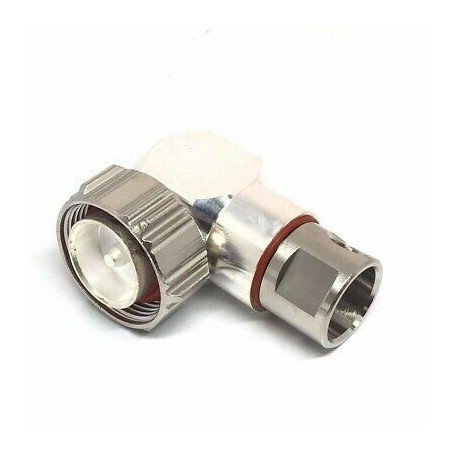 7/16 MALE RIGHT ANGLE CONNECTOR PLUG FOR LF 1/2"-50 BN847356 SPINNER