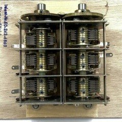 6 GANG SIEMENS AIR VARIABLE CAPACITOR HF TUNERS AM BROADCAST